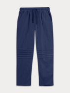 Casual 100% Cotton Drawstring Waist Pants