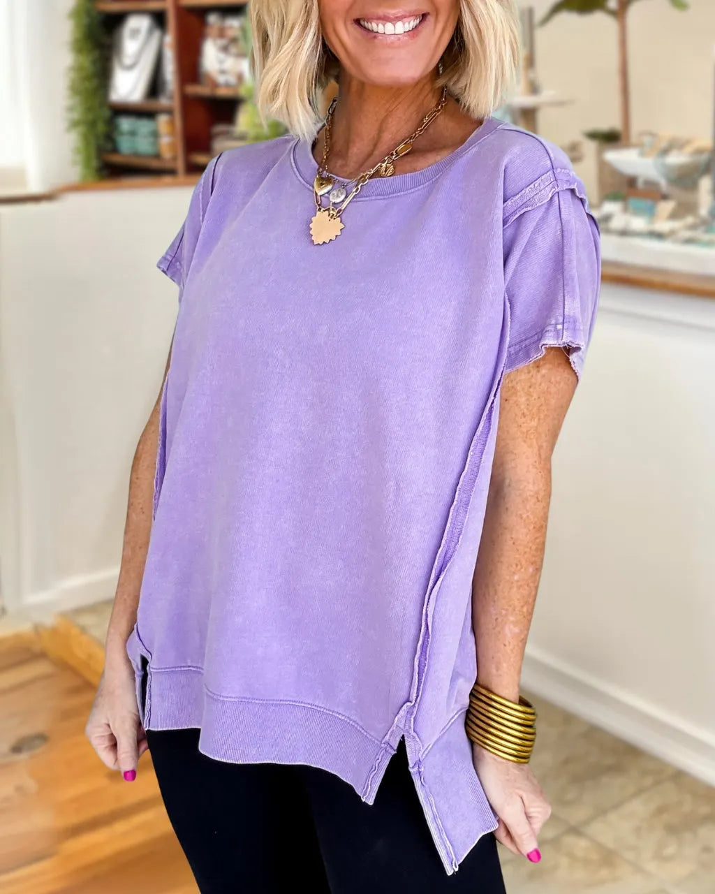 Easy Washed Cotton Tee
