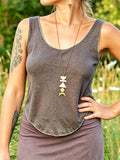Tank Top: Scoop Neck Sleeveless Summer Top