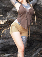 Organic Cotton Hotpants: Yoga Festival Shorts
