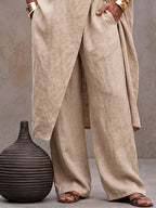 Boho Artistic Cotton Loose Fit Matching Set