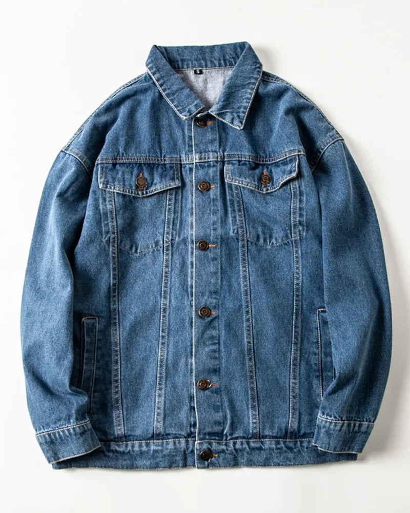 Vintage Distressed Denim Jacket