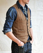 Vintage Brown  Multi©\Pocket Cargo Vest