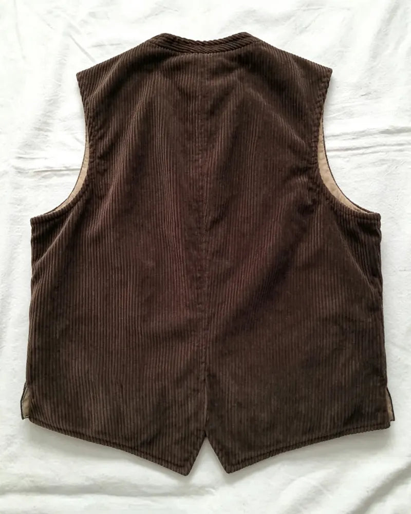 Vintage Brown Wide©\Wale Corduroy Vest