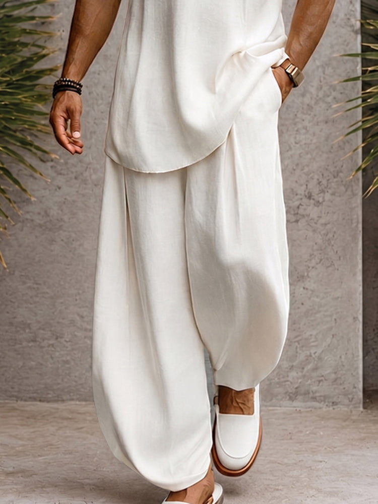 Minimalism Relaxed Fit Cotton Matching Set