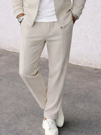Classic Suede Jacket and Pants Set