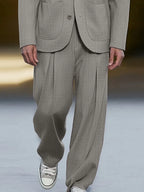 Modern Smart Casual Thin Suit Set