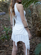 Festival Pixie Dress, Fairy Dress, Elven Dress, Asymmetrical Dress