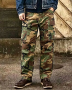 Vintage Camouflage Military©\Issue Relaxed©\Straight Cargo Trousers