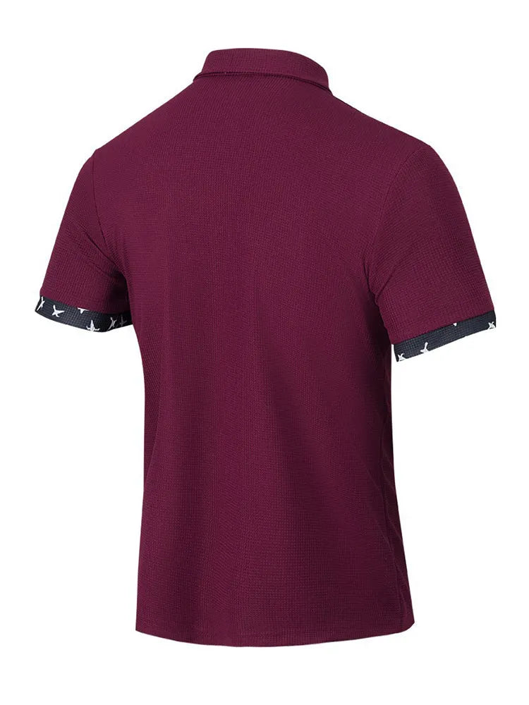 Everyday Comfort Colorblock Waffle Shirt