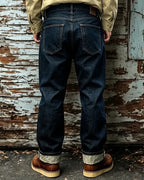 Vintage Dark Indigo Straight Leg Jeans
