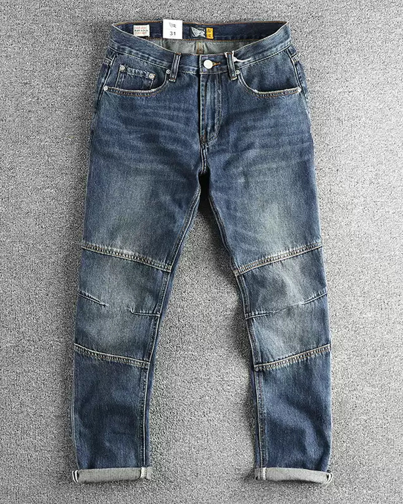 Vintage Faded©\Indigo Denim Jeans