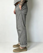 Vintage Hickory Stripe Relaxed Straight©\Leg Cargo Pants