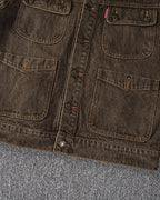 Vintage Pigment Dyed Four©\Pocket Work Denim Jacket