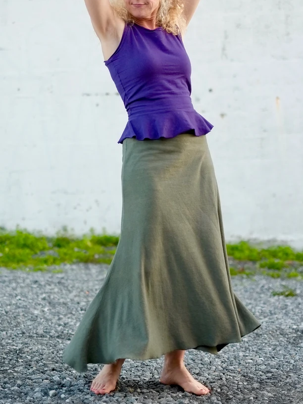 Avion Swing Skirt | Hemp & Cotton Jersey Skirt