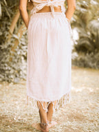 Tribal Skirt - Women's Bohemian Wear - Cotton