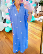Simple Polka Dot Maxi Dress