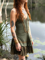 Fairy Dress, Pixie Dress, Elf Dress, Steampunk Dress, Festival Clothing