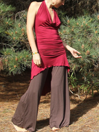 Cowl Neck, Open Back, Draped Dress, Versatile Dress, Woman Top, Sexy & Sweet Dress