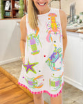 Cute Lobster Sequins Dress