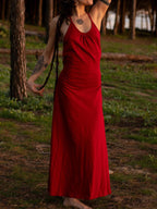 Boho Maxi Dress: Elven Fairycore Festival Clothing