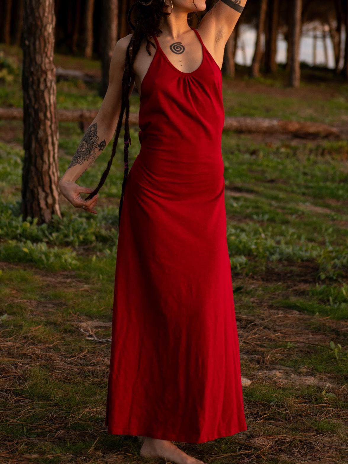 Boho Maxi Dress: Elven Fairycore Festival Clothing