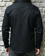 Vintage Vintage Black Western Dual Chest Pocket Cargo Shirt