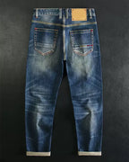 Vintage Deep©\Indigo Washed Denim Jeans