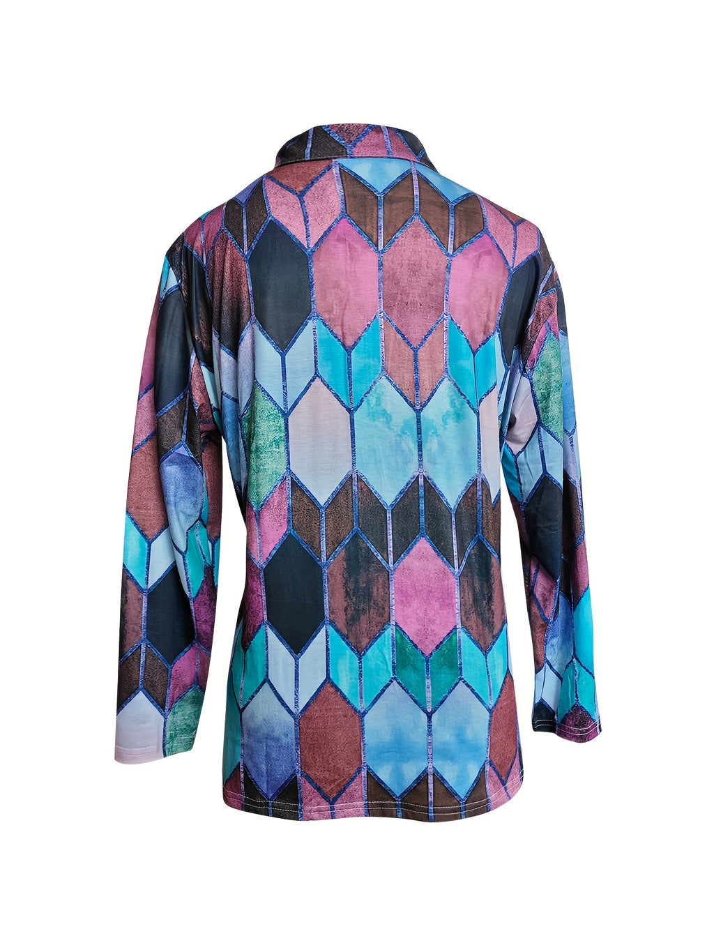 Women's Business Casual Zipper Tops, Elegant & Stylish Tops For Office & Work, Women's Clothing