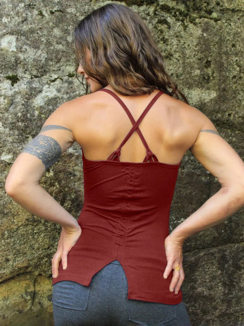 Adjustable Tank Top Womens Clothing Funky Yoga Wear- Yoga Shirt