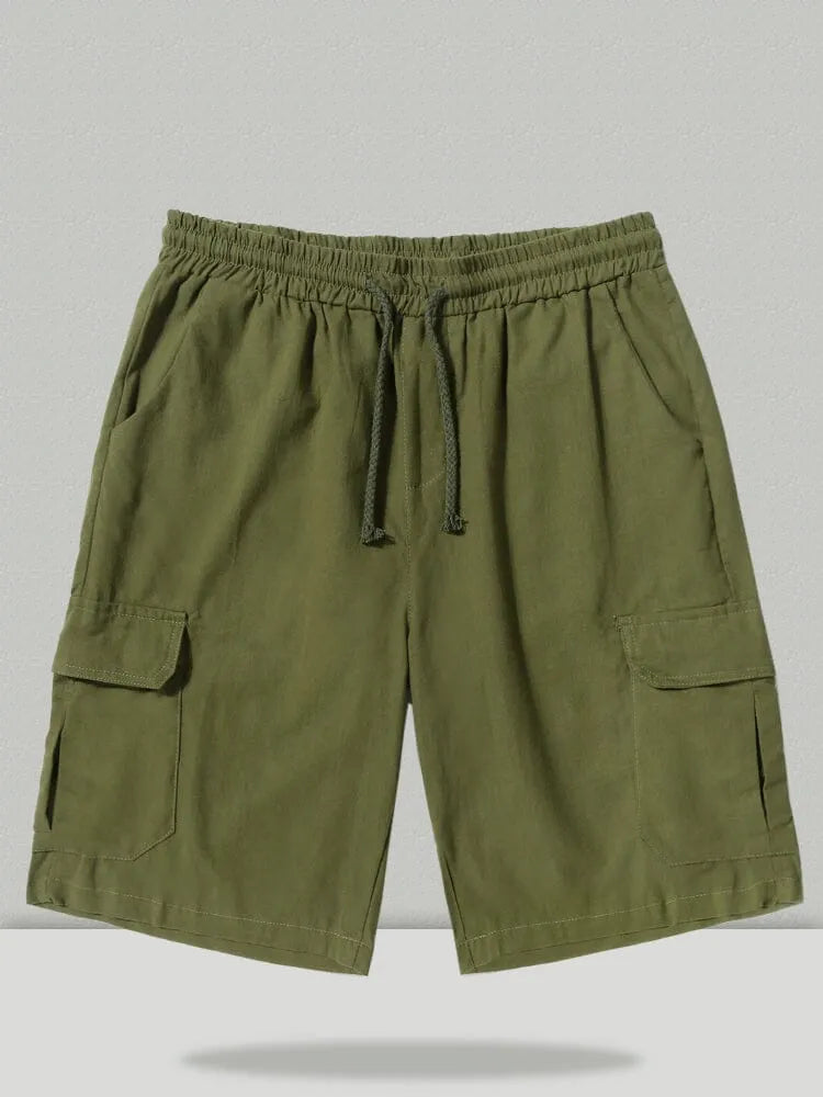 Linen Style Pants With Pockets