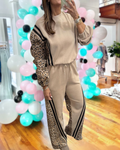 Unique Leopard Print Sports Set